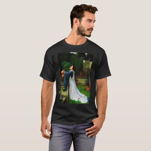 John William Waterhouse Isabella en de pot van T-shirt (Voorkant volledig)