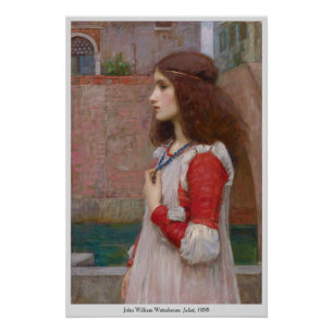 John William Waterhouse Juliet 1898 Shakespeare Perfect Poster