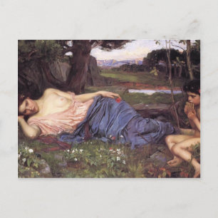 John William Waterhouse-Luister naar mijn Sweet Pi Briefkaart