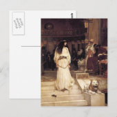 John William Waterhouse- Mariamne Leaving Briefkaart (Voorkant / Achterkant)