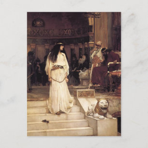 John William Waterhouse- Mariamne Leaving Briefkaart