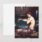 John William Waterhouse Mermaid Briefkaart (Voorkant / Achterkant)