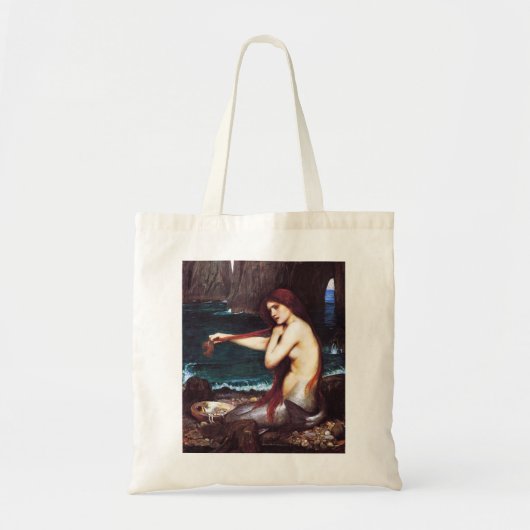 John William Waterhouse Mermaid Canvas tas (Voorkant)