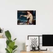 John William Waterhouse Mermaid Poster (Thuiskantoor)