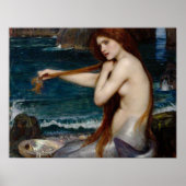 John William Waterhouse Mermaid Poster (Voorkant)