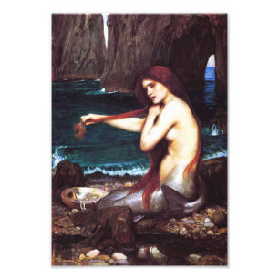 John William Waterhouse  Mermaid Print Foto Afdruk