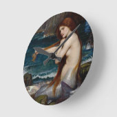 John William Waterhouse Mermaid Ronde Klok (Hoek)