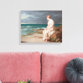 John William Waterhouse Miranda Art Ingepakt Canva Canvas Afdruk (Insitu (Woonkamer))