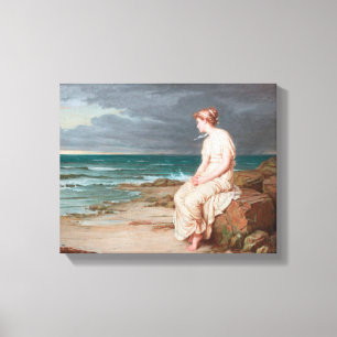 John William Waterhouse Miranda Art Ingepakt Canva Canvas Afdruk