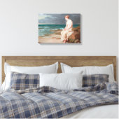 John William Waterhouse Miranda Art Ingewikkeld Ca Canvas Afdruk (Insitu (Slaapkamer))