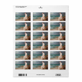John William Waterhouse Miranda Art Labels