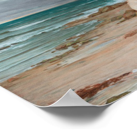 John William Waterhouse Miranda Art Poster (Hoek)