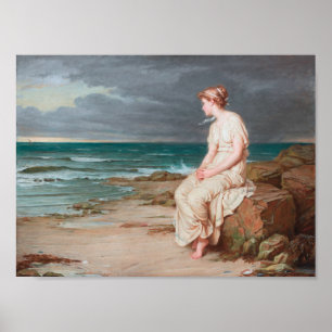 John William Waterhouse Miranda Art Poster