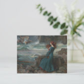 John William Waterhouse - Miranda - de Storm Briefkaart (Staand voorkant)