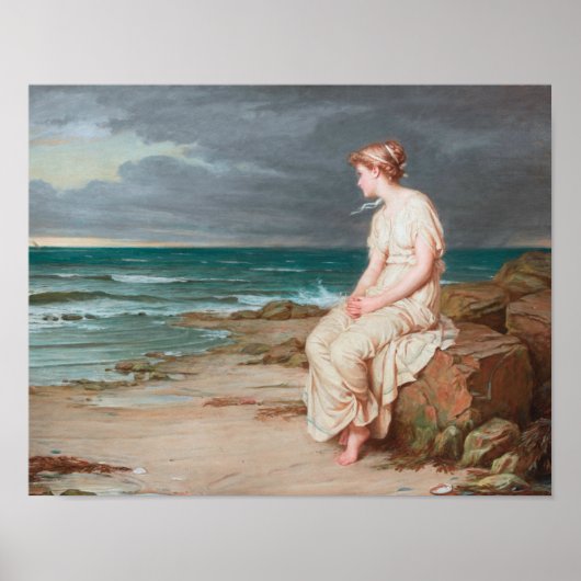 John William Waterhouse - Miranda Poster (Voorkant)