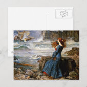 John William Waterhouse - Miranda - The Tempest Briefkaart (Voorkant / Achterkant)