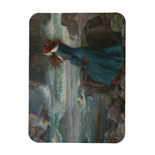 John William Waterhouse - Miranda - The Tempest Magneet (Verticaal)