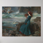 John William Waterhouse - Miranda - The Tempest Poster (Voorkant)
