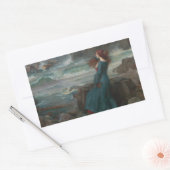 John William Waterhouse - Miranda - The Tempest Rechthoekige Sticker (Envelop)