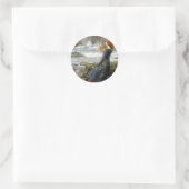 John William Waterhouse Miranda The Tempest Ronde Sticker (Tas)