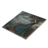 John William Waterhouse - Miranda - The Tempest Tegeltje (Zijkant)