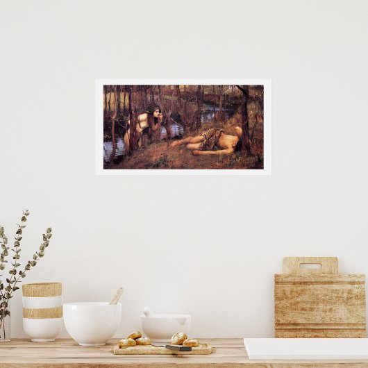 John William Waterhouse - Naiad Poster (Keuken)
