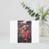 John William Waterhouse - Narcissus - Fine Art Briefkaart (Staand voorkant)