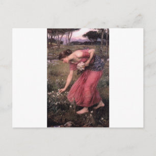 John William Waterhouse - Narcissus - Fine Art Briefkaart