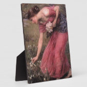 John William Waterhouse - Narcissus - Fine Art Fotoplaat (Zijkant)