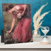 John William Waterhouse - Narcissus - Fine Art Fotoplaat (Zijkant)