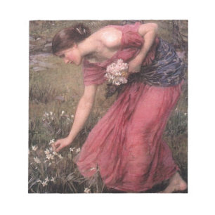 John William Waterhouse - Narcissus - Fine Art Notitieblok