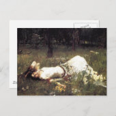 John William Waterhouse - Ophelia 1889 Briefkaart (Voorkant / Achterkant)