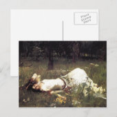 John William Waterhouse- Ophelia Briefkaart (Voorkant / Achterkant)
