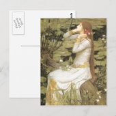 John William Waterhouse- Ophelia Briefkaart (Voorkant / Achterkant)