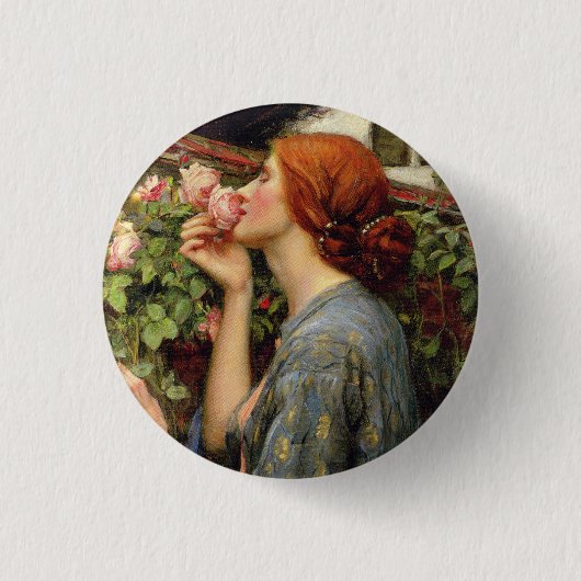 John William Waterhouse Ronde Button 3,2 Cm (Voorkant)