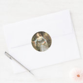 John William Waterhouse Ronde Sticker (Envelop)
