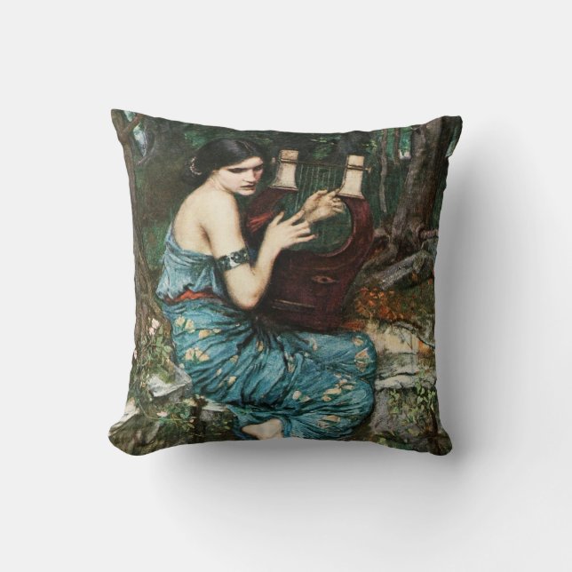 John William Waterhouse The Charmer Pillow Kussen (Voorkant)