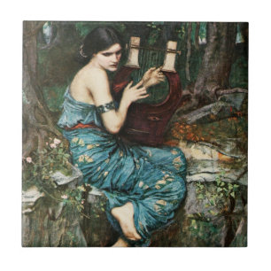 John William Waterhouse The Charmer Tile Tegeltje