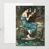 John William Waterhouse The Charmer Uitnodigingen (Voorkant / Achterkant)