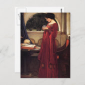 John William Waterhouse- The Crystal Ball Briefkaart (Voorkant / Achterkant)