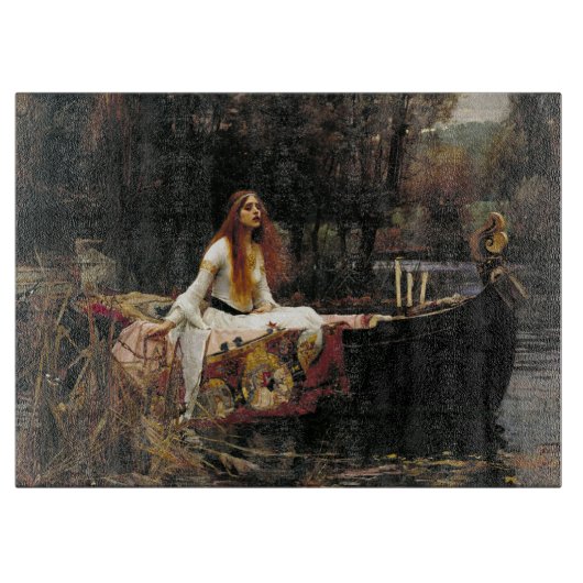 John William Waterhouse The Lady of Shalott (1888) Snijplank (Voorkant)