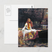John William Waterhouse The Lady of Shalott Briefkaart (Voorkant / Achterkant)