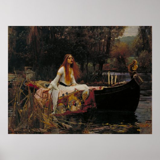 John William Waterhouse - The Lady of Shalott Poster (Voorkant)