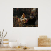 John William Waterhouse - The Lady of Shalott Poster (Keuken)