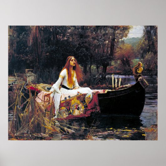 John William Waterhouse The Lady of Shalott Poster (Voorkant)