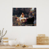 John William Waterhouse The Lady of Shalott Poster (Keuken)