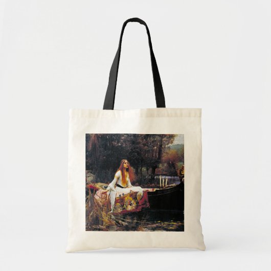 John William Waterhouse The Lady of Shalott Tote Bag (Voorkant)