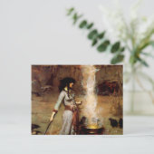 John William Waterhouse The Magic Circle Briefkaart (Staand voorkant)