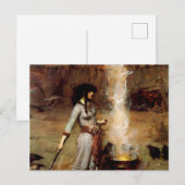 John William Waterhouse The Magic Circle Briefkaart (Voorkant / Achterkant)