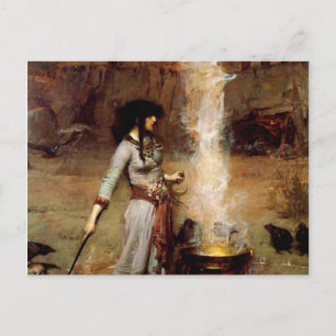 John William Waterhouse The Magic Circle Briefkaart